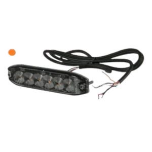 Tasovilkku, oranssi, 6 LED-valoa - Image 2